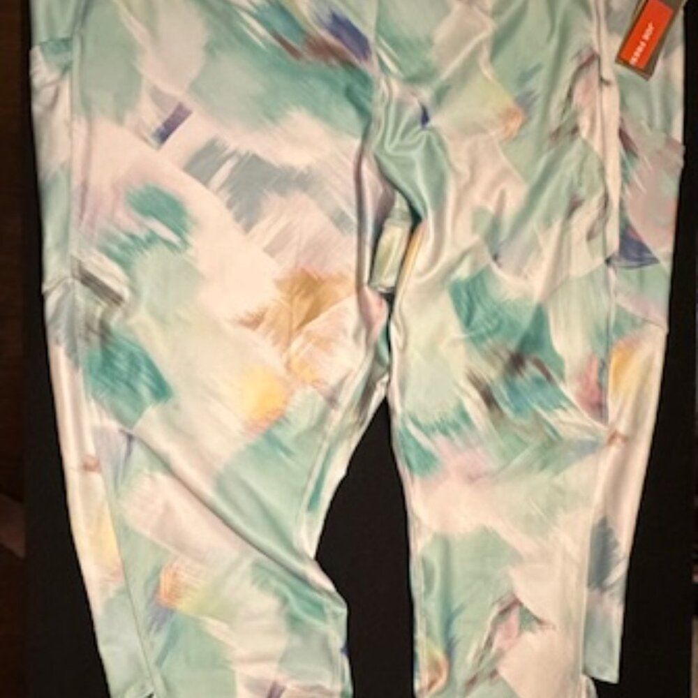 Joe Fresh Mint Athletic Leggings  NWT  7869  3XL